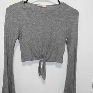 LA hearts Long Sleeve Crop top